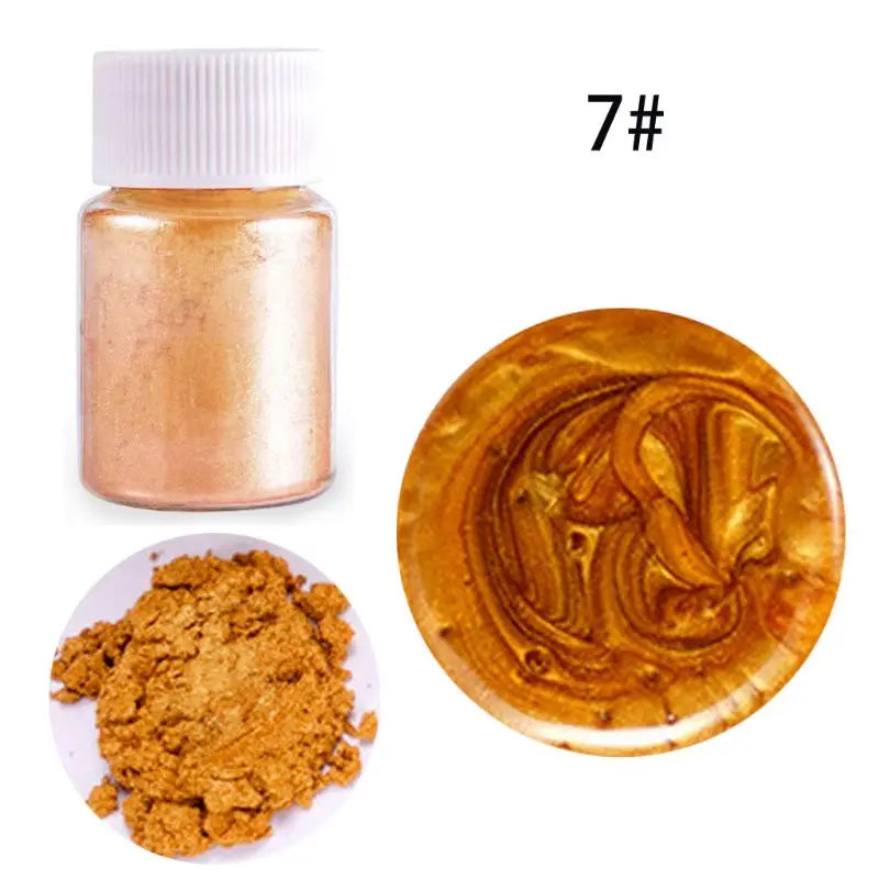 21 Colors Aurora Resin Mica Pearlescent Pigments Colorants Resin Jewelry Making