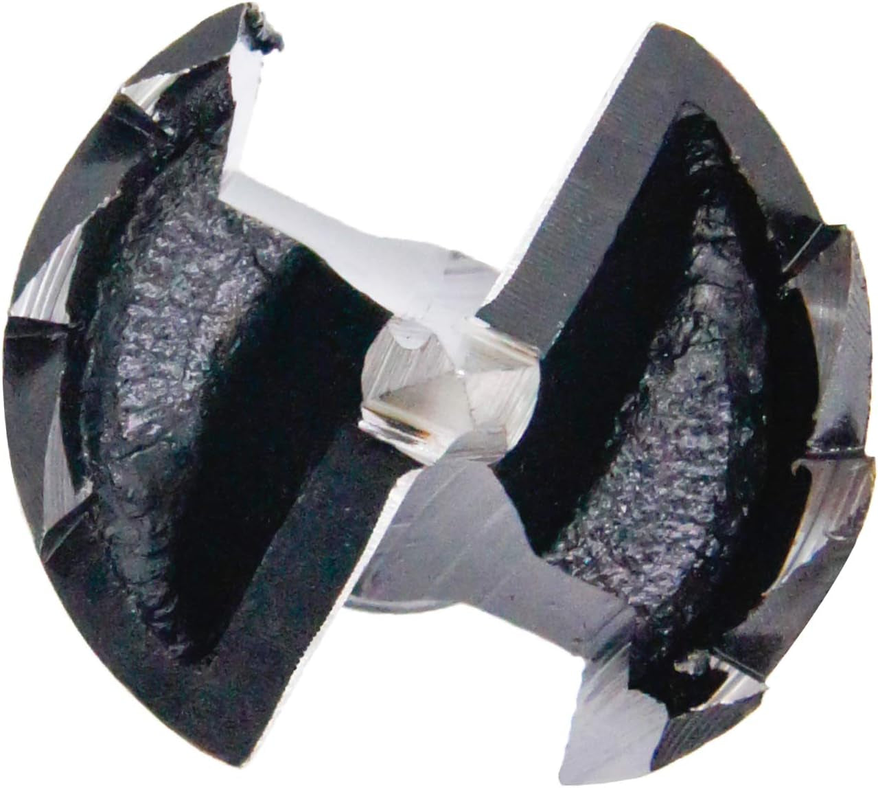 Forstner Drill Bit Precision Shear Multi-Tooth High Carbon Steel 3/8 Inch Shank Woodworking Tool 1 Inch Dia.