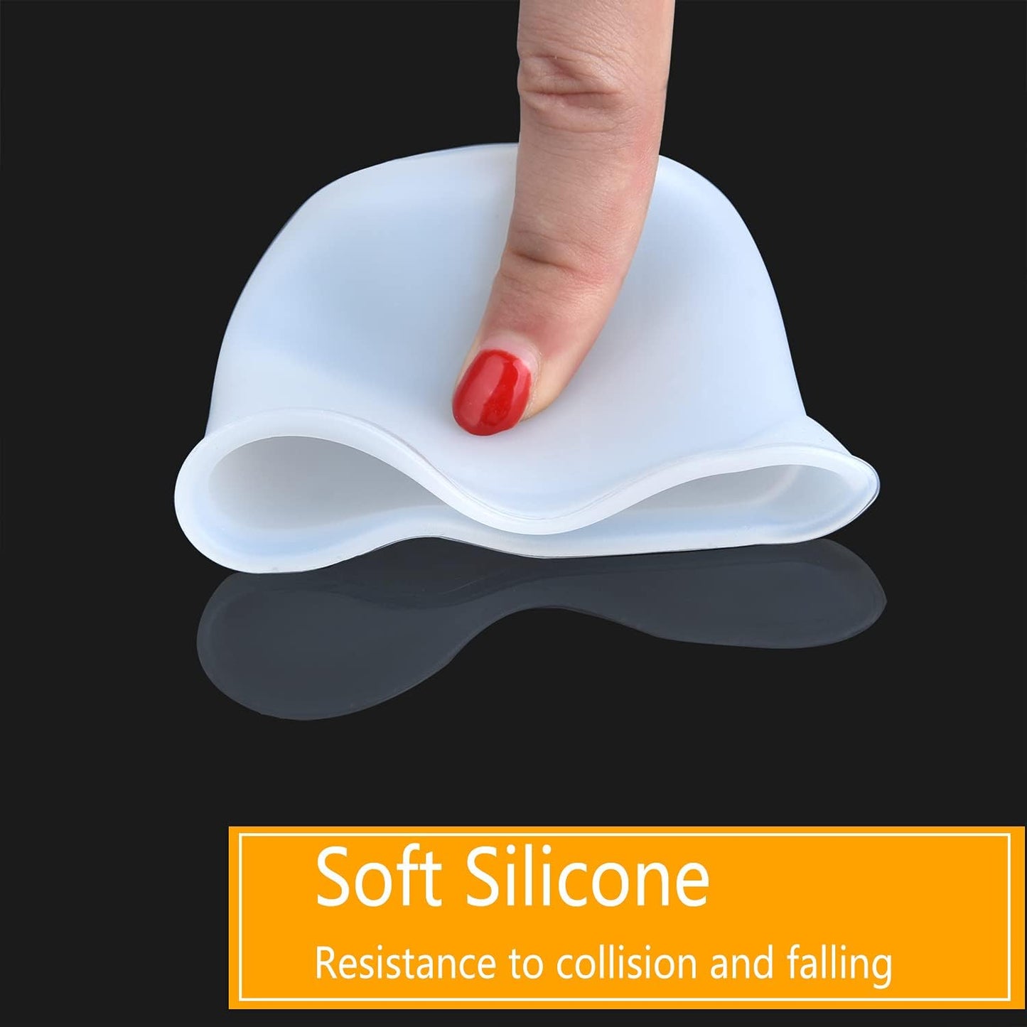 250 Ml Silicone Measuring Cups for Resin Non-Stick Mixing Cups Glue Tools, Precise Scale for for Resin DIY Craft Jewelry Making, 6 PCS