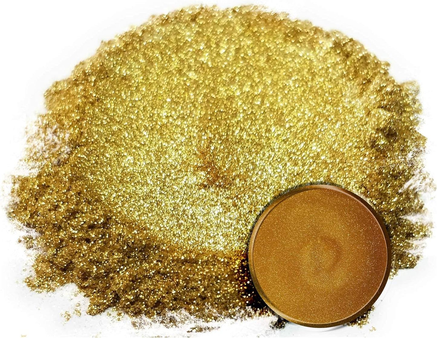 Premium Mica Powder Pigment “Shiba Gold” (25G) Multipurpose DIY Arts and Crafts Additive | Natural Bath Bombs, Paint, Soap, Nail Polish, Lip Balm (Shiba Gold, 25G)