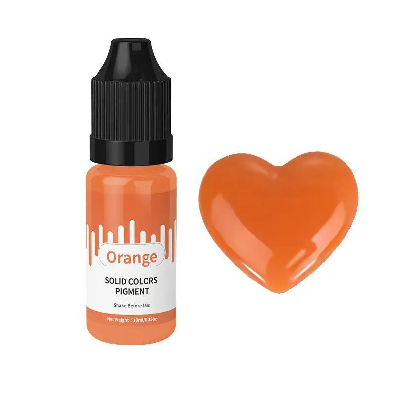 10ML Solid Color Epoxy Resin Pigments Liquid Colorant Dye DIY Epoxy Resin Epoxy Resin Handmade Making Crafts for Resin Molds