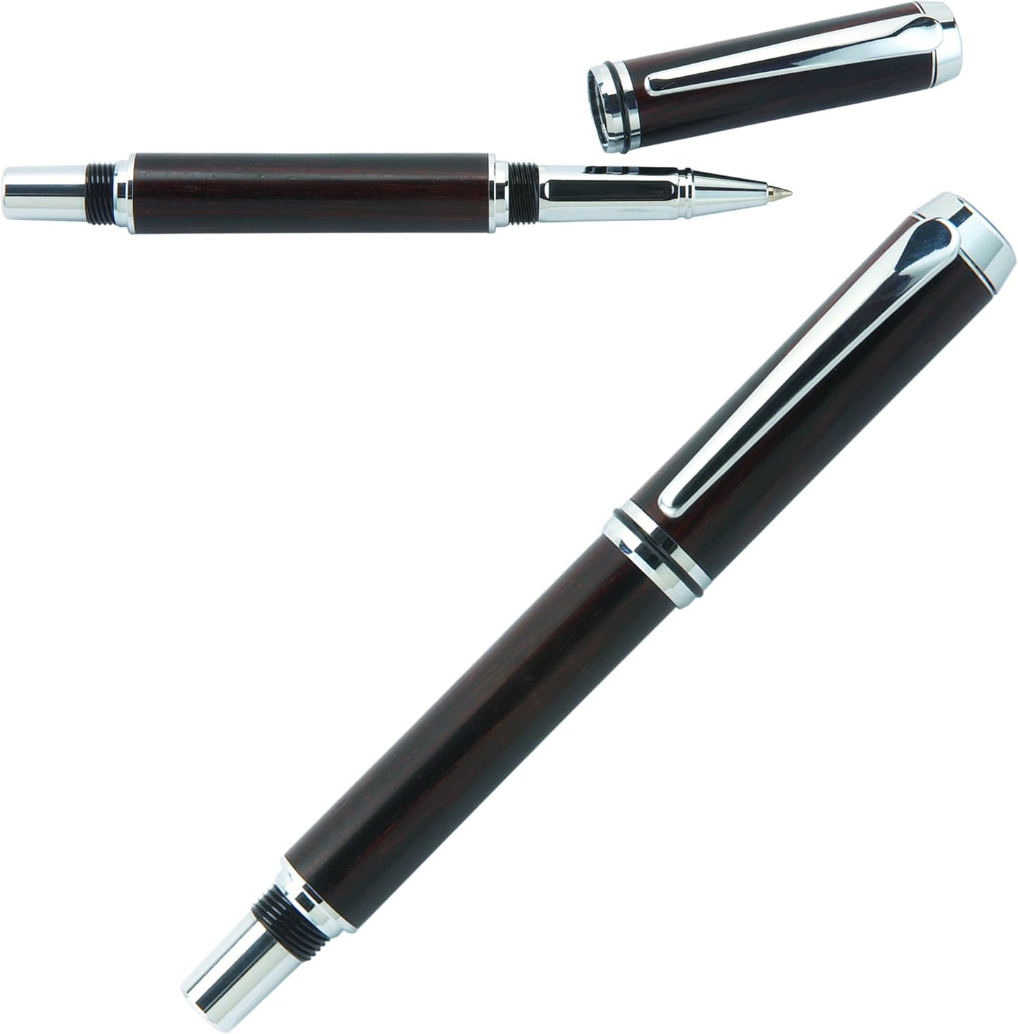 Project Kit - Navigator Screw Cap Rollerball Pen Kit Chrome