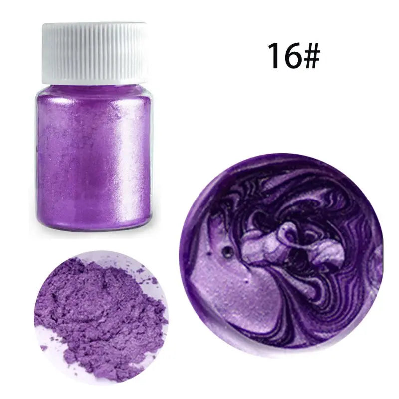 21 Colors Aurora Resin Mica Pearlescent Pigments Colorants Resin Jewelry Making