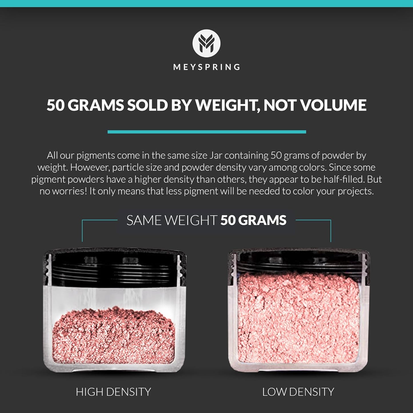 Rose Quartz Epoxy Resin Color Pigment - 50G - Mica Powder for Epoxy Resin