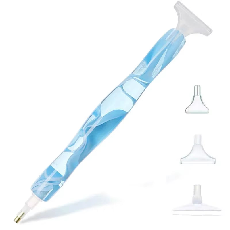 5D DIY Diamond Pen Spot Drill Pen Set Resin Diamond Embroidery Tool Accessories Multifunctional 5 Pen Head Spot Drill Tool