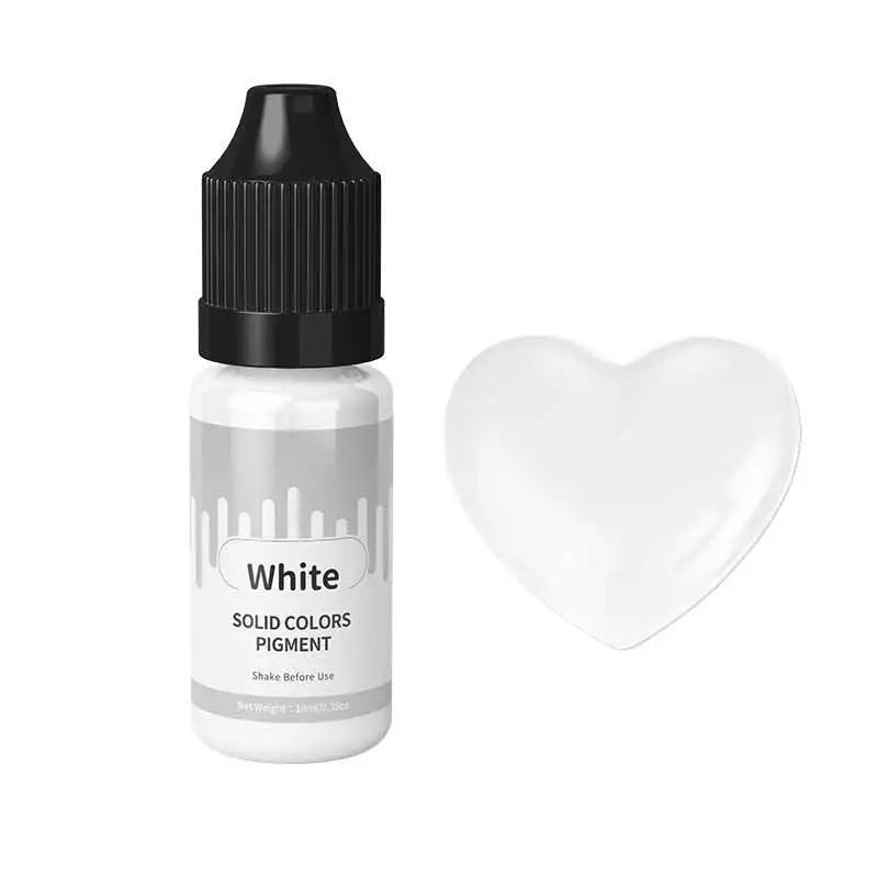 10ML Solid Color Epoxy Resin Pigments Liquid Colorant Dye DIY Epoxy Resin Epoxy Resin Handmade Making Crafts for Resin Molds