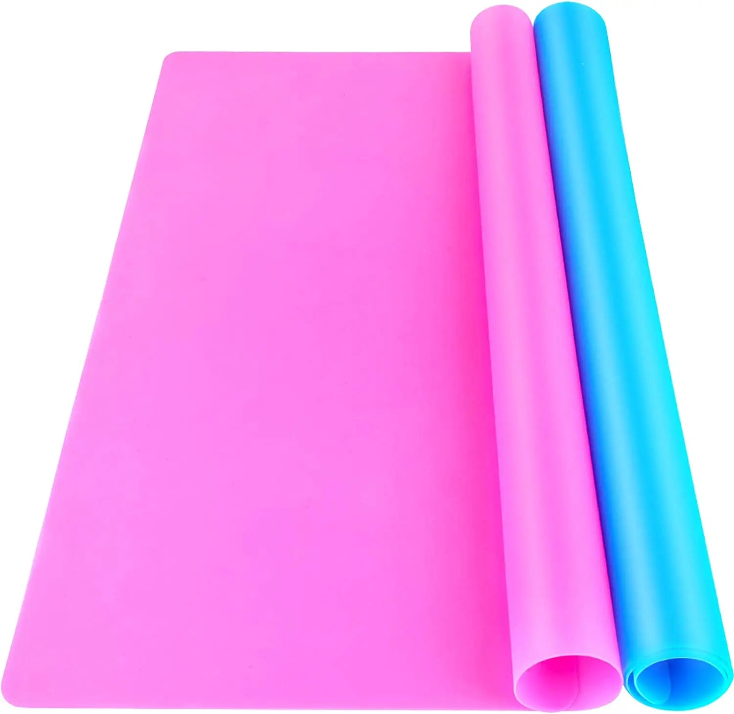15.7" X 11.7" Large Silicone Sheet for Crafts Jewelry Casting Mold Mat, Nonstick Craft Mat for Epoxy Resin, Paint, Clay