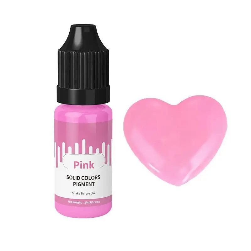 10ML Solid Color Epoxy Resin Pigments Liquid Colorant Dye DIY Epoxy Resin Epoxy Resin Handmade Making Crafts for Resin Molds