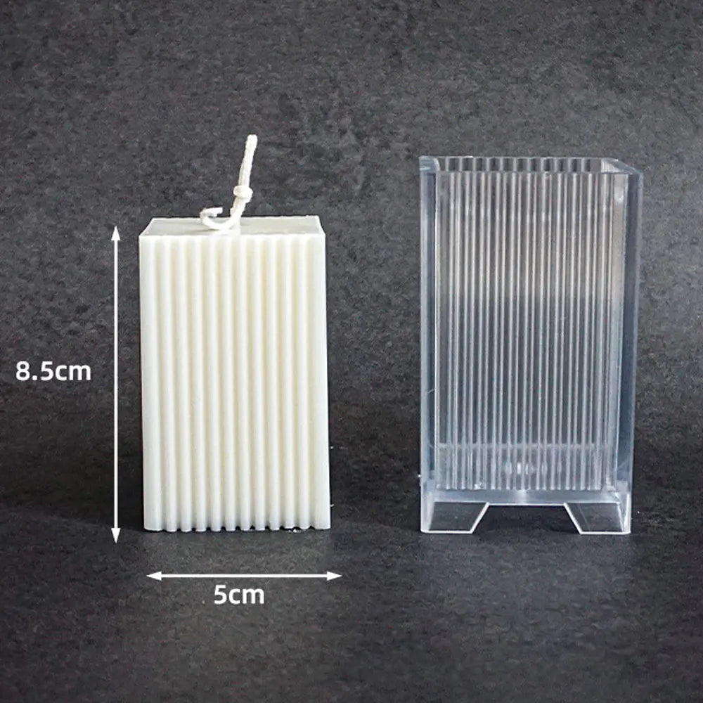 Cylinder Silicone Mold DIY Epoxy Resin Candle Mould Aromatherapy Candle Wax Molds Clay Plaster Craft Casting Mould Home Decor