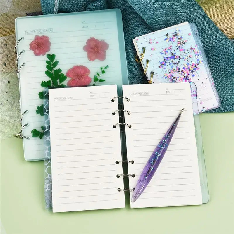Notebook Cover Resin Mold DIY UV Epoxy Silicone Molds Transparent Book Creative Gift Resin Casting Molds Resin Craft