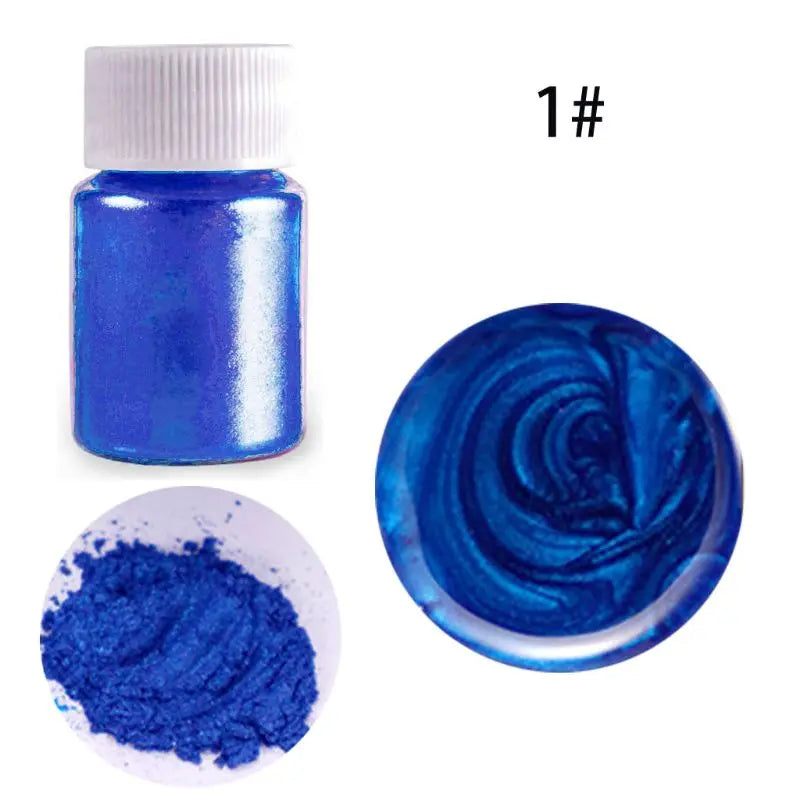 21 Colors Aurora Resin Mica Pearlescent Pigments Colorants Resin Jewelry Making