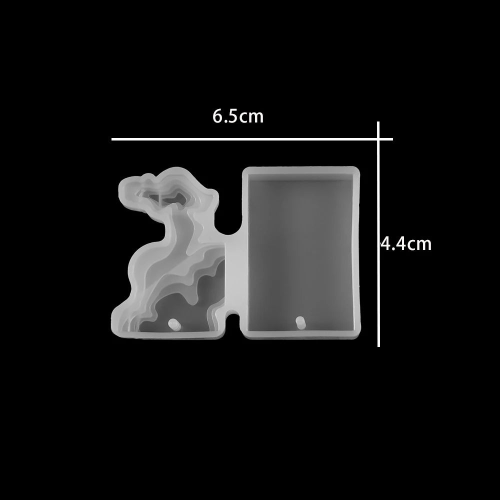 1Pcs Crystal Druzy Stone Epoxy Resin Molds UV Resin Silicone Mold for DIY Jewelry Making Resin Crystal Epoxy Casting Mould