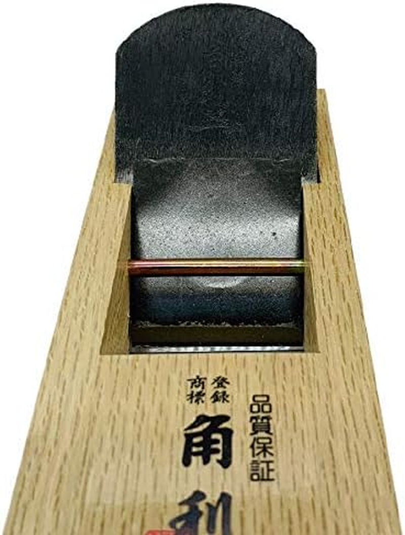 Large Hand Plane 60Mm for Woodworking, KANNA Japanese Block Plane Manual Hand Planer Tool for Smoothing, 10.1 X 2.9 X 2.7 Inches, White Oak Body, Made in JAPAN