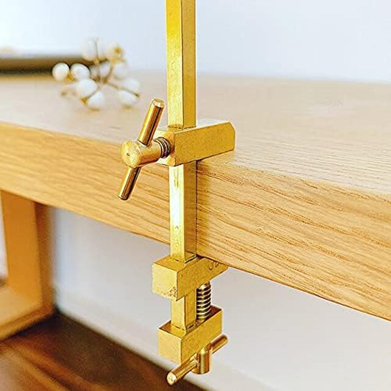 Bar Clamps for Woodworking 6" HATAGANE Japanese Wood Clamps, Metal Parallel Clamps Tool Set 2 Pcs, Brass Gold, Made in JAPAN