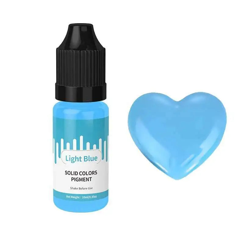 10ML Solid Color Epoxy Resin Pigments Liquid Colorant Dye DIY Epoxy Resin Epoxy Resin Handmade Making Crafts for Resin Molds