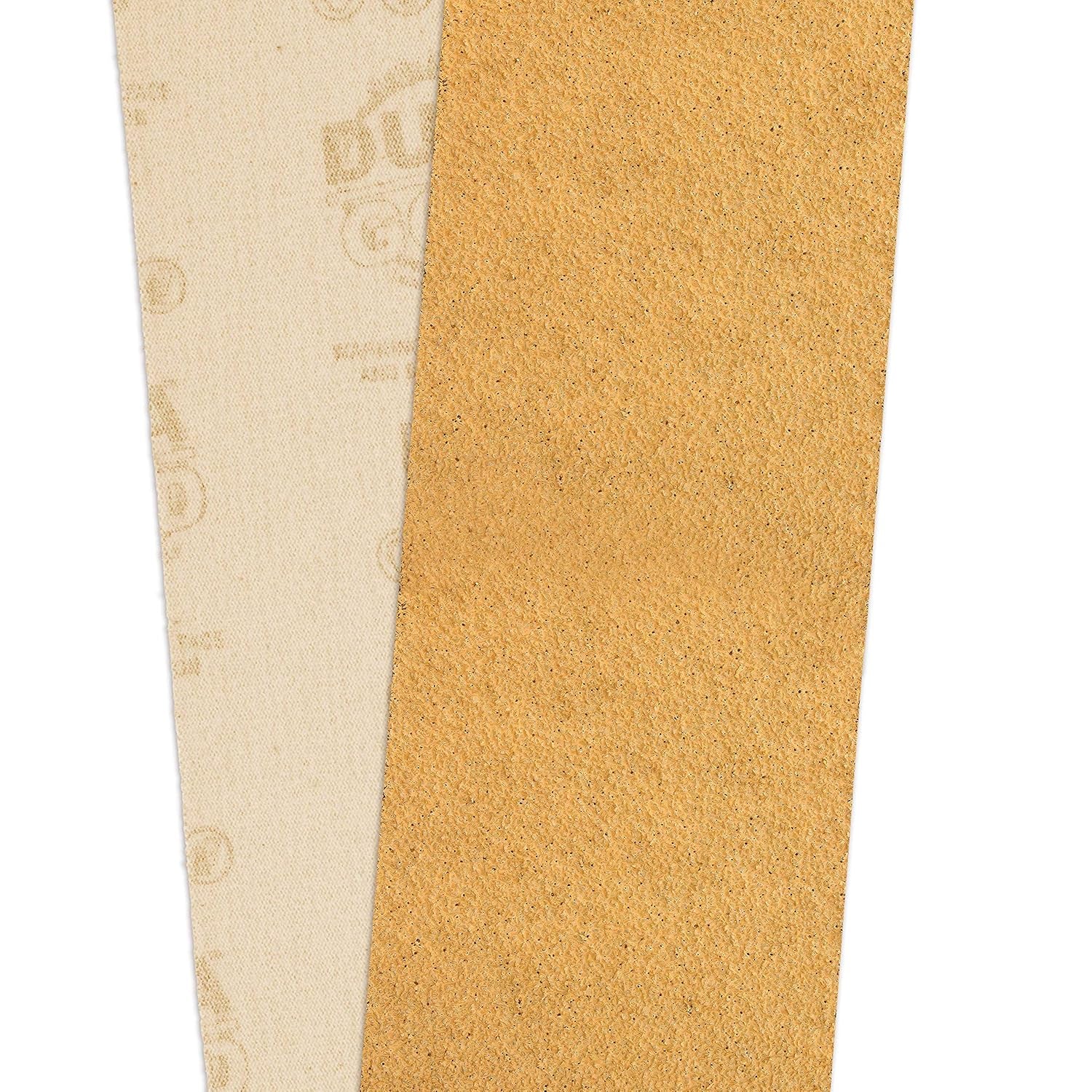 Premium - 40 Grit Gold - Hook & Loop Backing Longboard Continuous Sandpaper Roll, 2-3/4" Wide, 12 Yards Long - for Automotive & Woodworking Air File Long Board Sanders, Hand Sanding Blocks