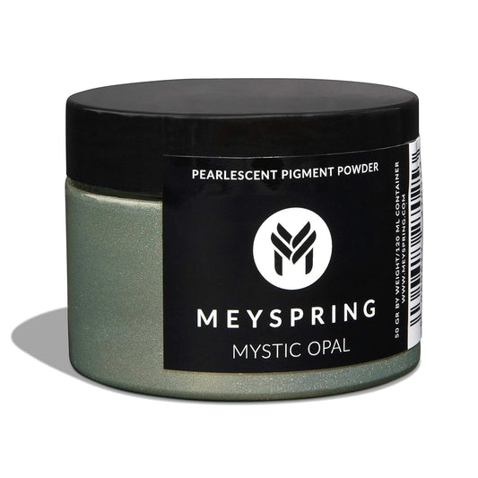 Mystic Opal - Two Tone Green Mica Powder for Resin Art - Pigment Powder for Dyes - Color Shifting Dye - Resin Art Pigment Set - 50G