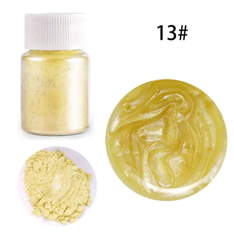 21 Colors Aurora Resin Mica Pearlescent Pigments Colorants Resin Jewelry Making
