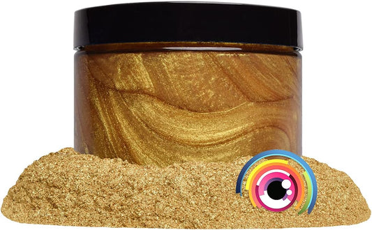 Premium Mica Powder Pigment “Shiba Gold” (25G) Multipurpose DIY Arts and Crafts Additive | Natural Bath Bombs, Paint, Soap, Nail Polish, Lip Balm (Shiba Gold, 25G)
