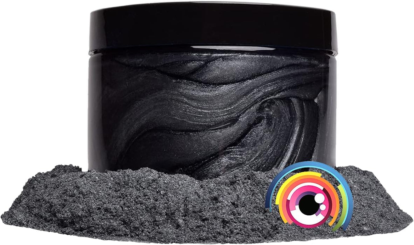 Premium Mica Powder Pigment “Storm Grey” (25G) Multipurpose DIY Arts and Crafts Additive | Woodworking, Epoxy, Resin, Natural Bath Bombs, Paint, Soap, Nail Polish, Lip Balm (Storm Grey, 25G)