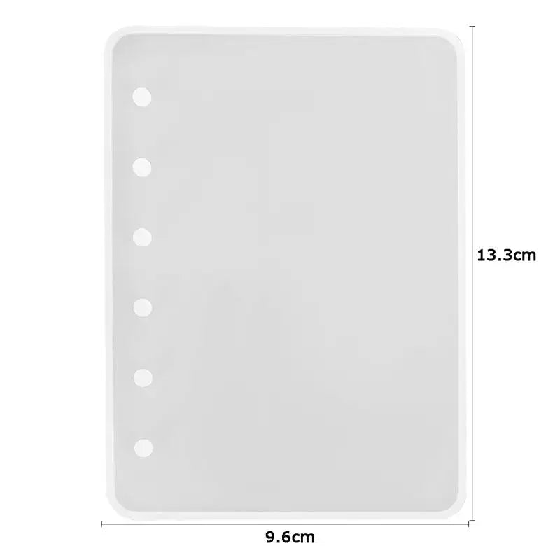 Notebook Cover Resin Mold DIY UV Epoxy Silicone Molds Transparent Book Creative Gift Resin Casting Molds Resin Craft