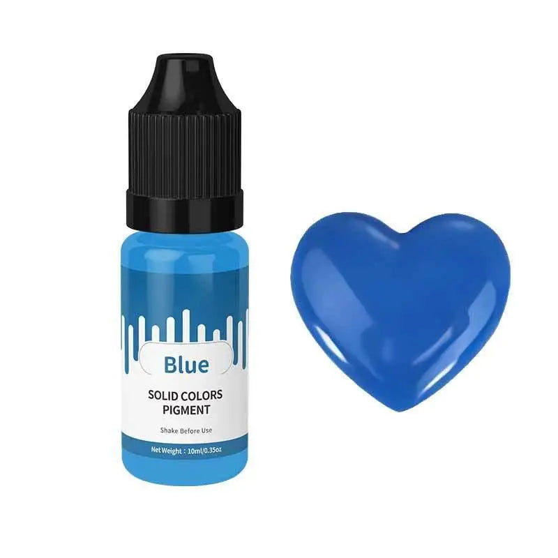 10ML Solid Color Epoxy Resin Pigments Liquid Colorant Dye DIY Epoxy Resin Epoxy Resin Handmade Making Crafts for Resin Molds