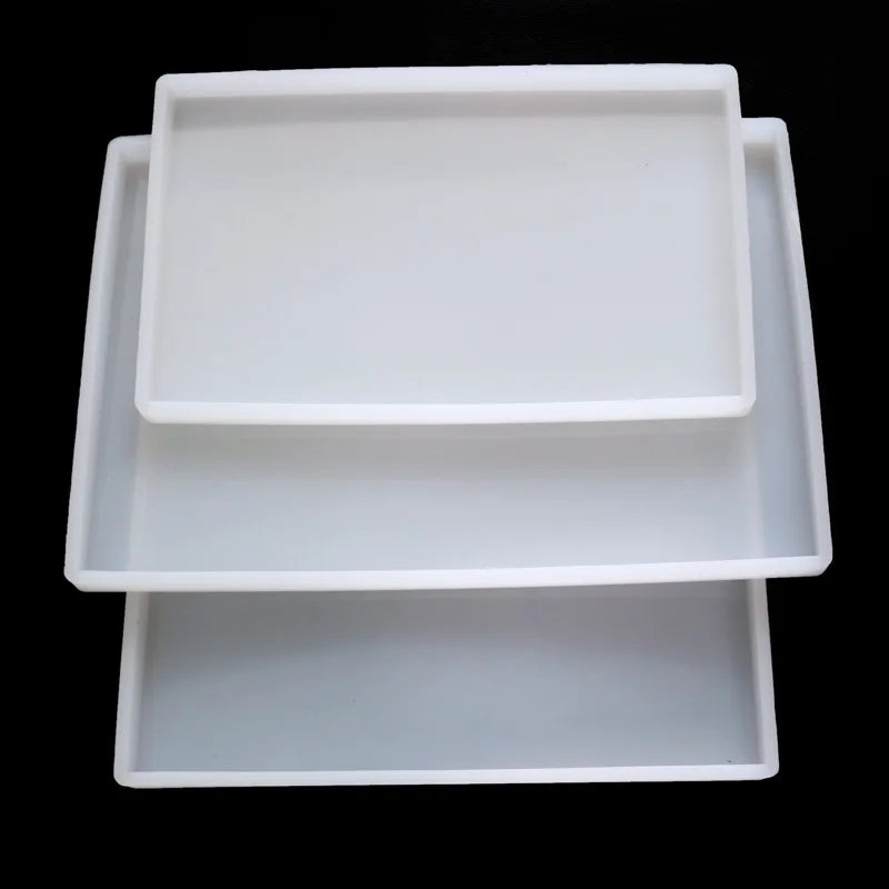 Super Big Square Coaster Silicone Resin Mold Large Fluid Mold Resin Coaster Making Epoxy Resin Crafts Coaster Mold