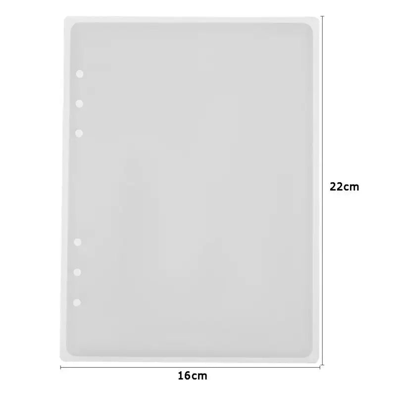 Notebook Cover Resin Mold DIY UV Epoxy Silicone Molds Transparent Book Creative Gift Resin Casting Molds Resin Craft