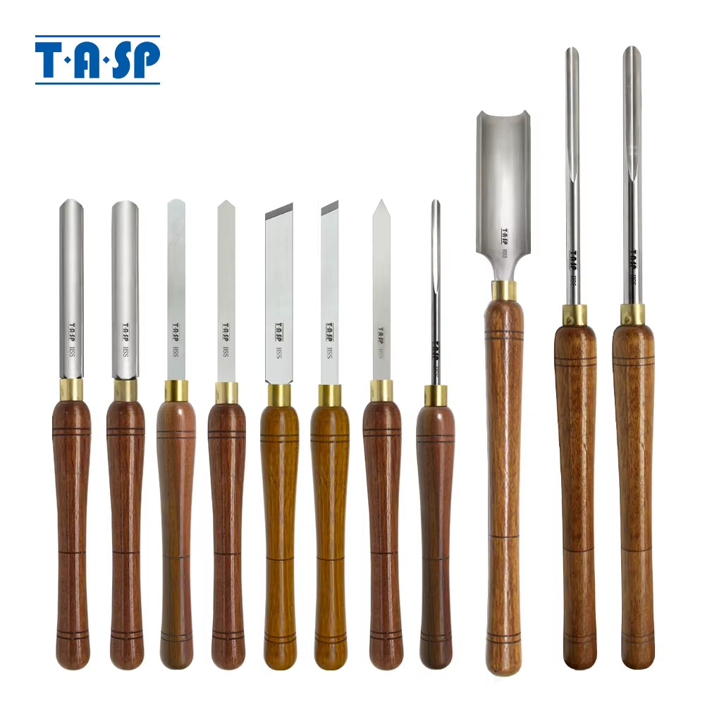 HSS Woodturning Gouge Wood Lathe Turning Tools Spindle Bowl Carpentry Chisel with Walnut Handle for Woodworking