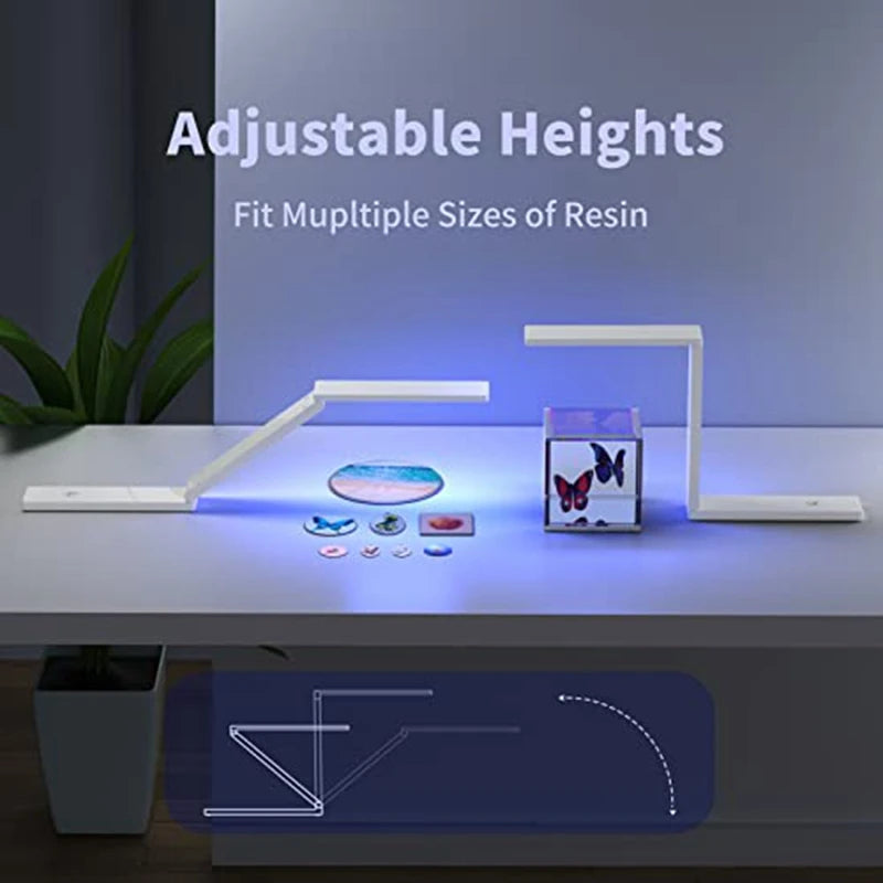 UV Light for Resin, 54W UV Resin Light Lamp for Resin Curing, Wireless & Foldable, 3-In-1 Uses, Resin Supplies
