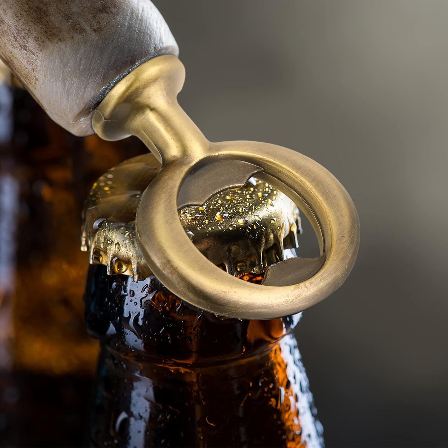 Metal Bottle Opener Blank Stainless Steel Flat Bottle Opener Inserts Kit Threaded Beer Opener Hardware for Valentine'S Day Wedding Wine Party Wood Turning DIY Handmade Project Craft (10 Pieces)