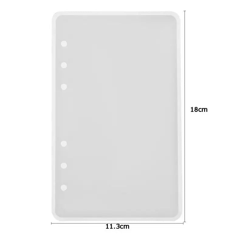 Notebook Cover Resin Mold DIY UV Epoxy Silicone Molds Transparent Book Creative Gift Resin Casting Molds Resin Craft