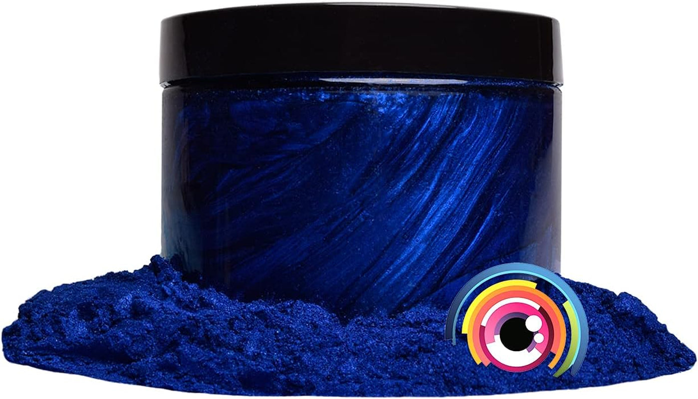 Pigments Premium Blue Mica Powder - Nokon Blue (25Gr) - for Epoxy, Resin, Soap, Paint, Woodworking, Acrylic Pouring, Bath Bombs, Fishing Lures - DIY Arts and Crafts Additive