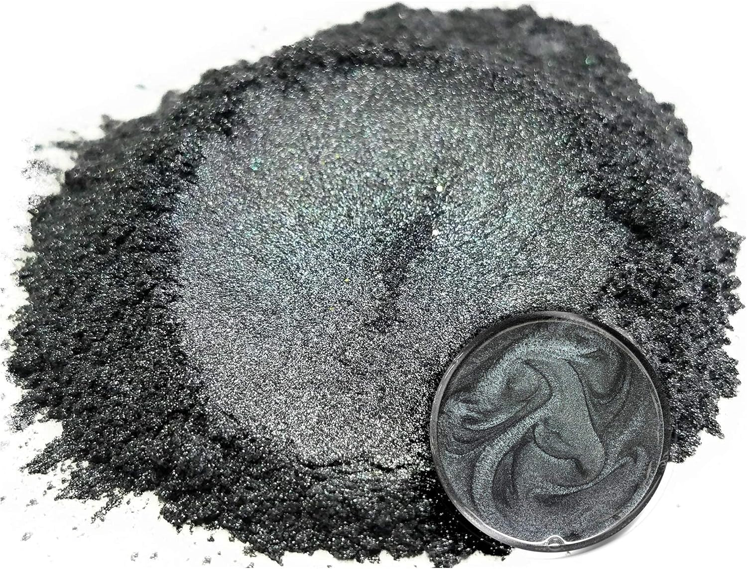 Premium Mica Powder Pigment “Storm Grey” (25G) Multipurpose DIY Arts and Crafts Additive | Woodworking, Epoxy, Resin, Natural Bath Bombs, Paint, Soap, Nail Polish, Lip Balm (Storm Grey, 25G)