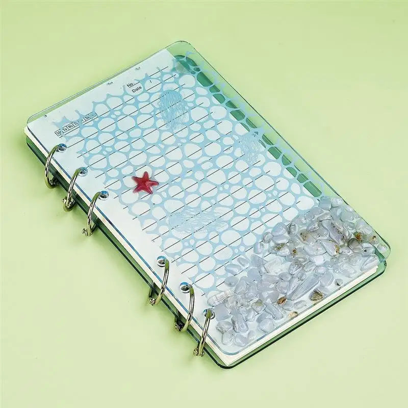 Notebook Cover Resin Mold DIY UV Epoxy Silicone Molds Transparent Book Creative Gift Resin Casting Molds Resin Craft