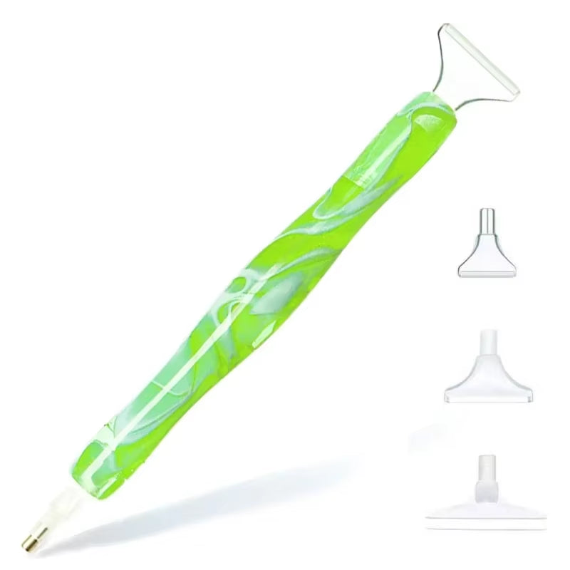 5D DIY Diamond Pen Spot Drill Pen Set Resin Diamond Embroidery Tool Accessories Multifunctional 5 Pen Head Spot Drill Tool
